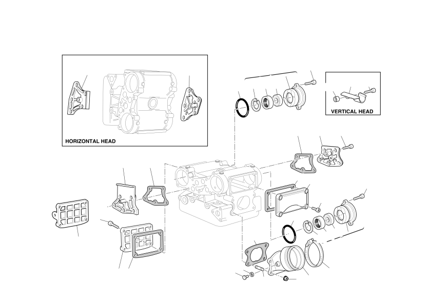 Manifolds and cylinder head covers