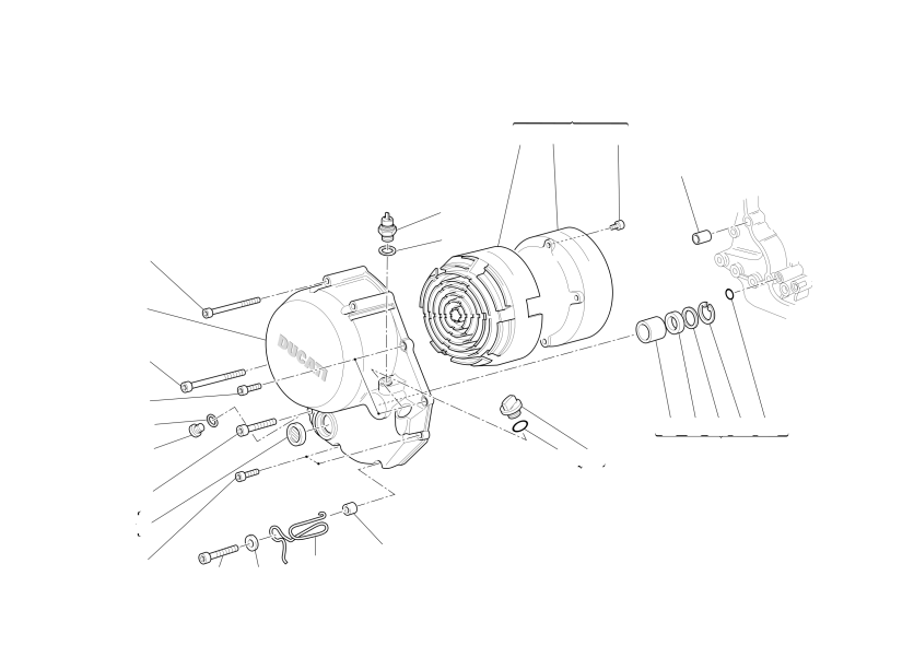 CLUTCH-SIDE CRANKCASE COVER