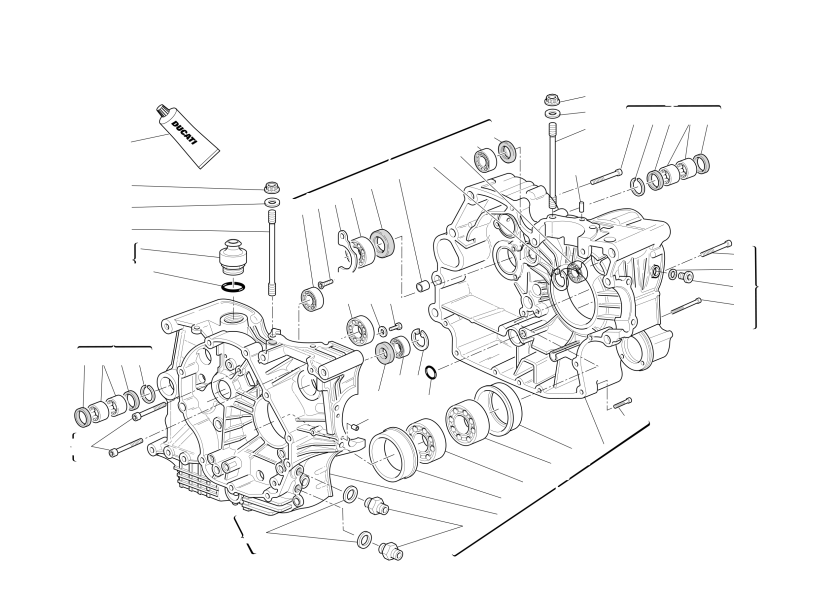 HALF CRANKCASES