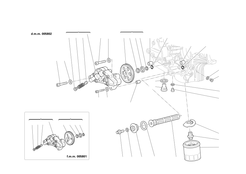 FILTERS AND OIL PUMP