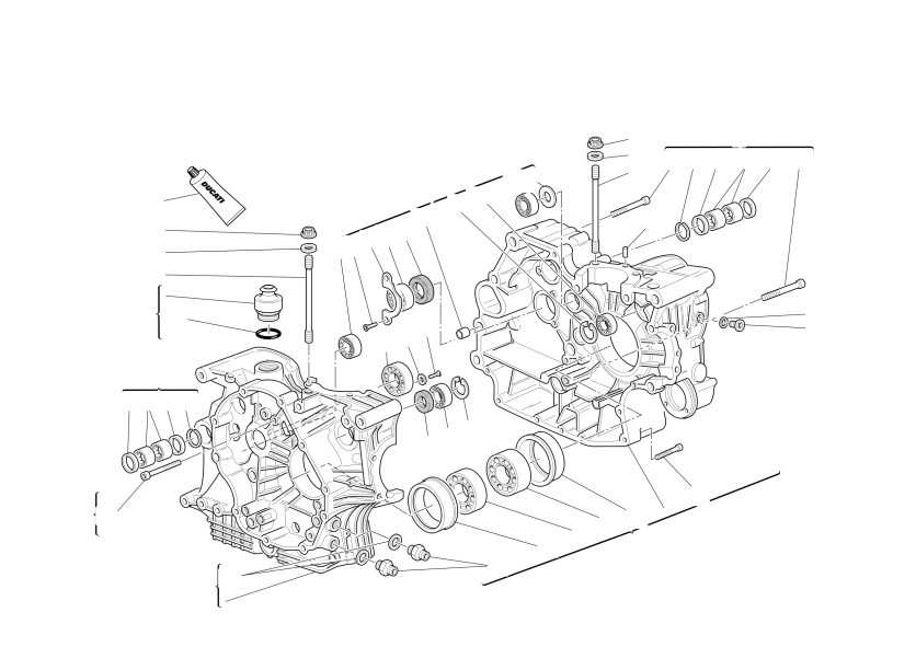 HALF CRANKCASES