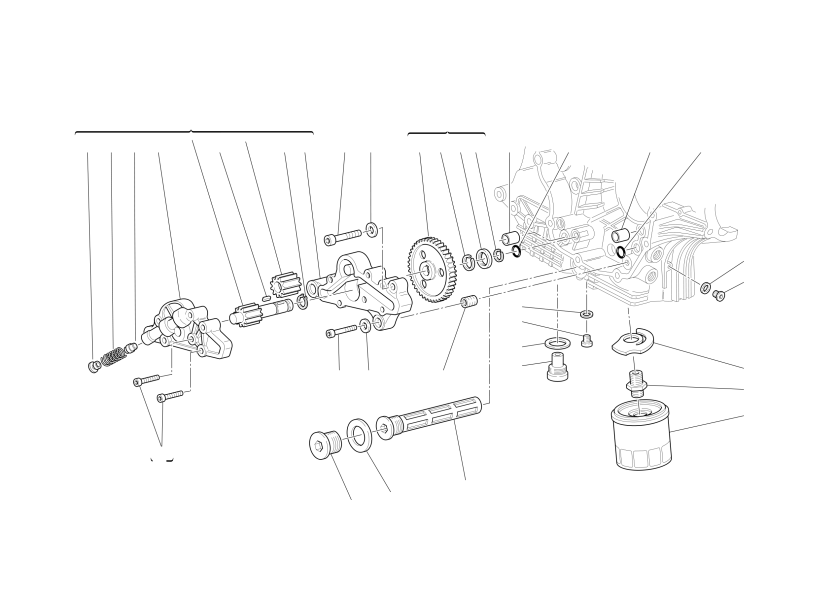 FILTERS AND OIL PUMP