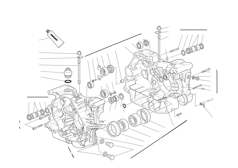 HALF CRANKCASES
