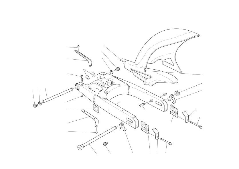 SWINGARM AND CHAIN