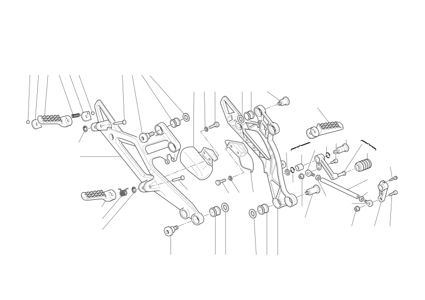 GEARCHANGE LEVER - FOOT REST