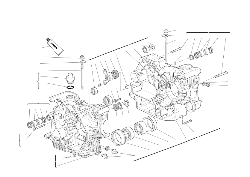 HALF CRANKCASES