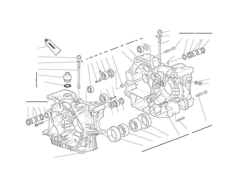 HALF CRANKCASES