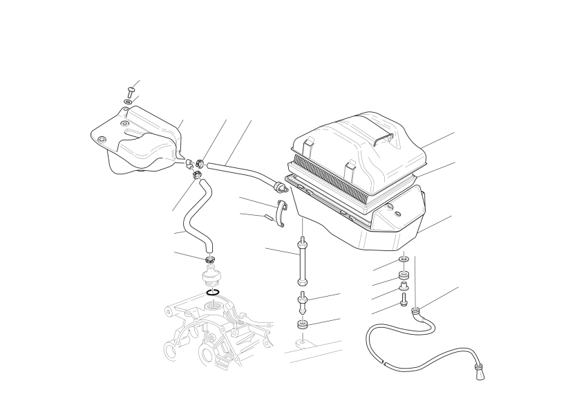 AIR INDUCTIO AND OIL VENT
