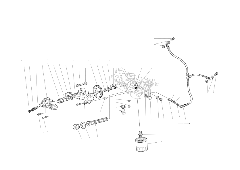 FILTERS AND OIL PUMP