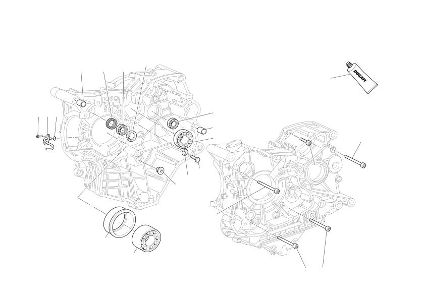 Crankcase halves