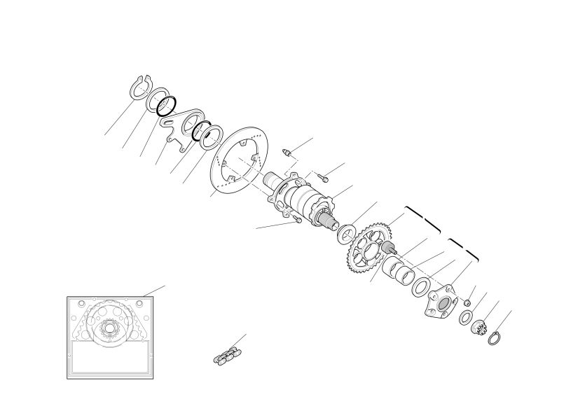 REAR WHEEL PIN