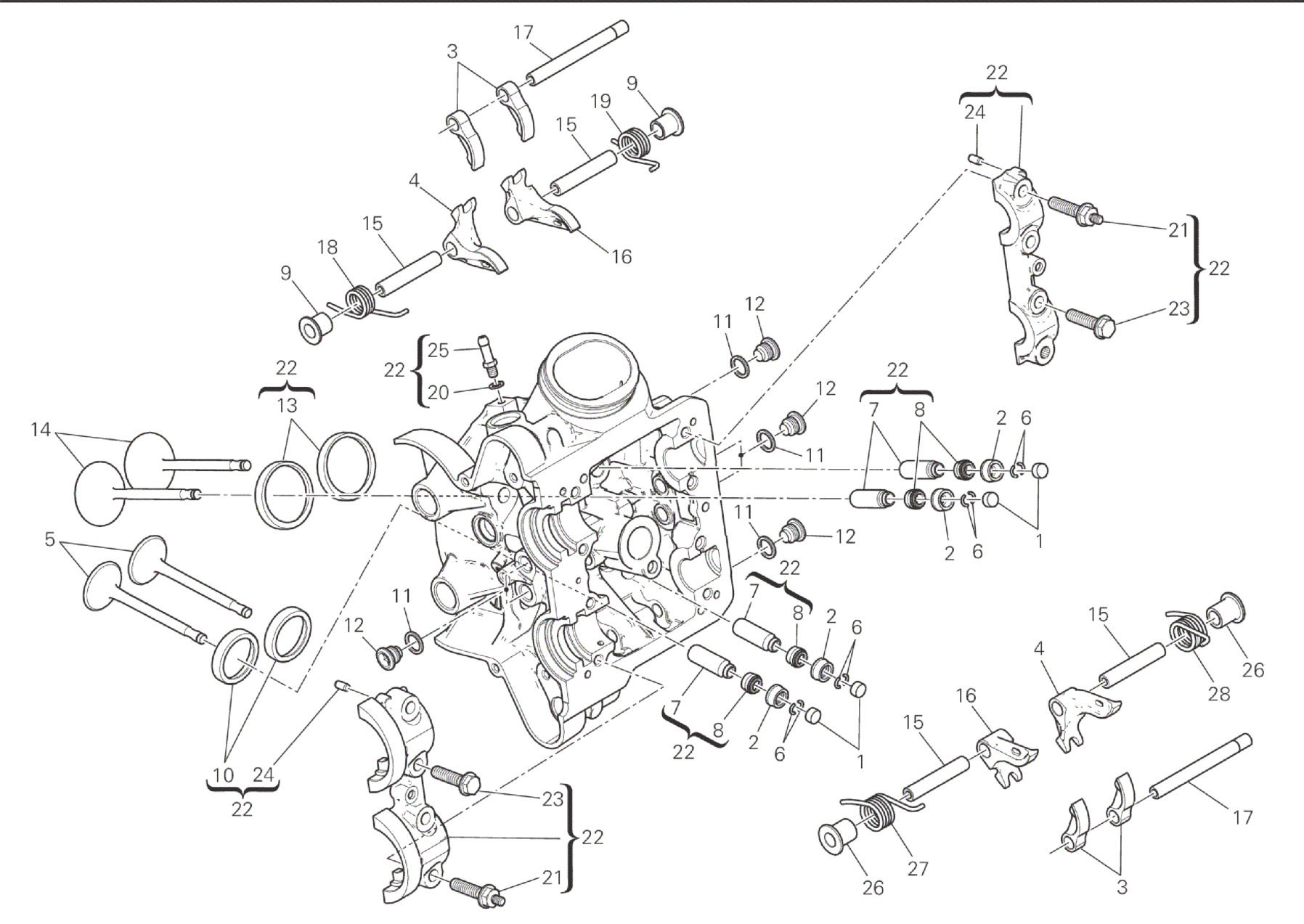 HORIZONTAL CYLINDER HEAD