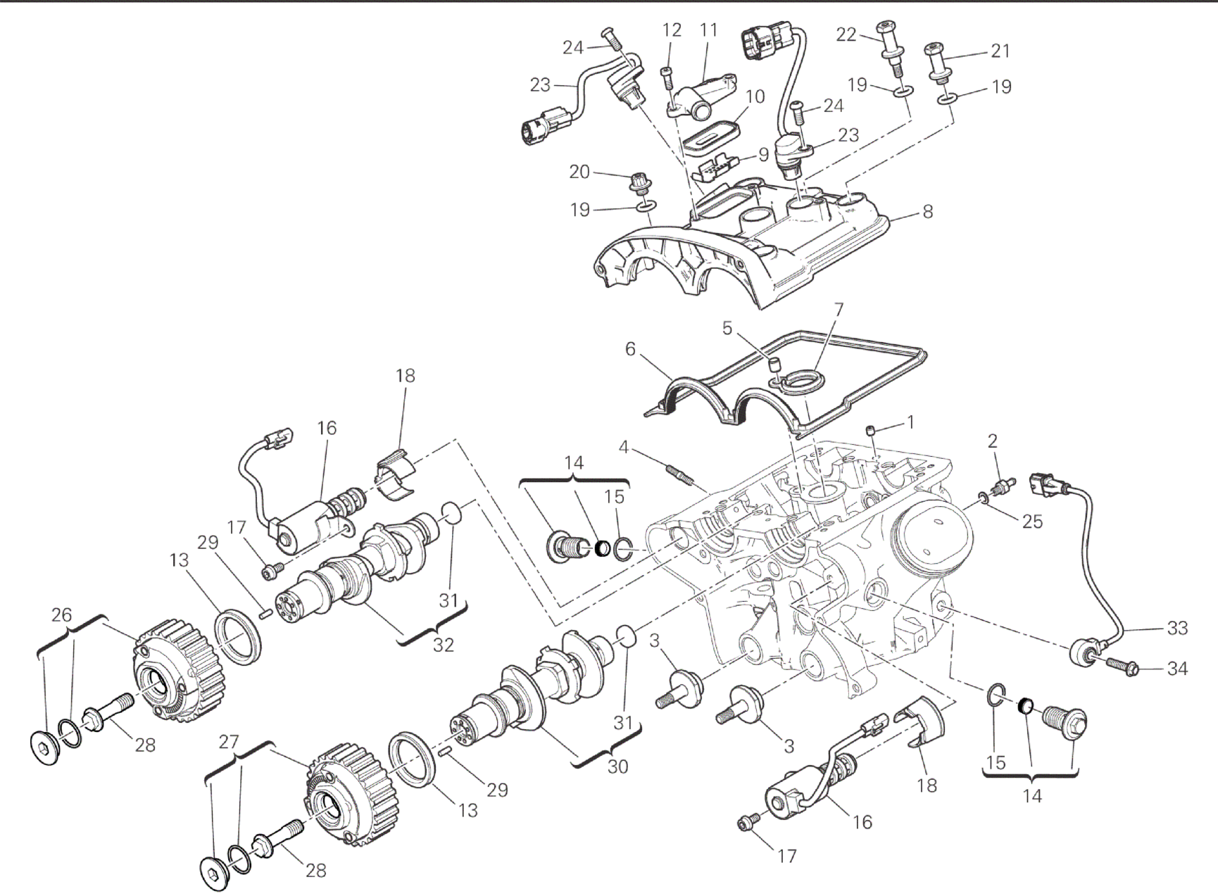VERTICAL CYLINDER HEAD - TIMING