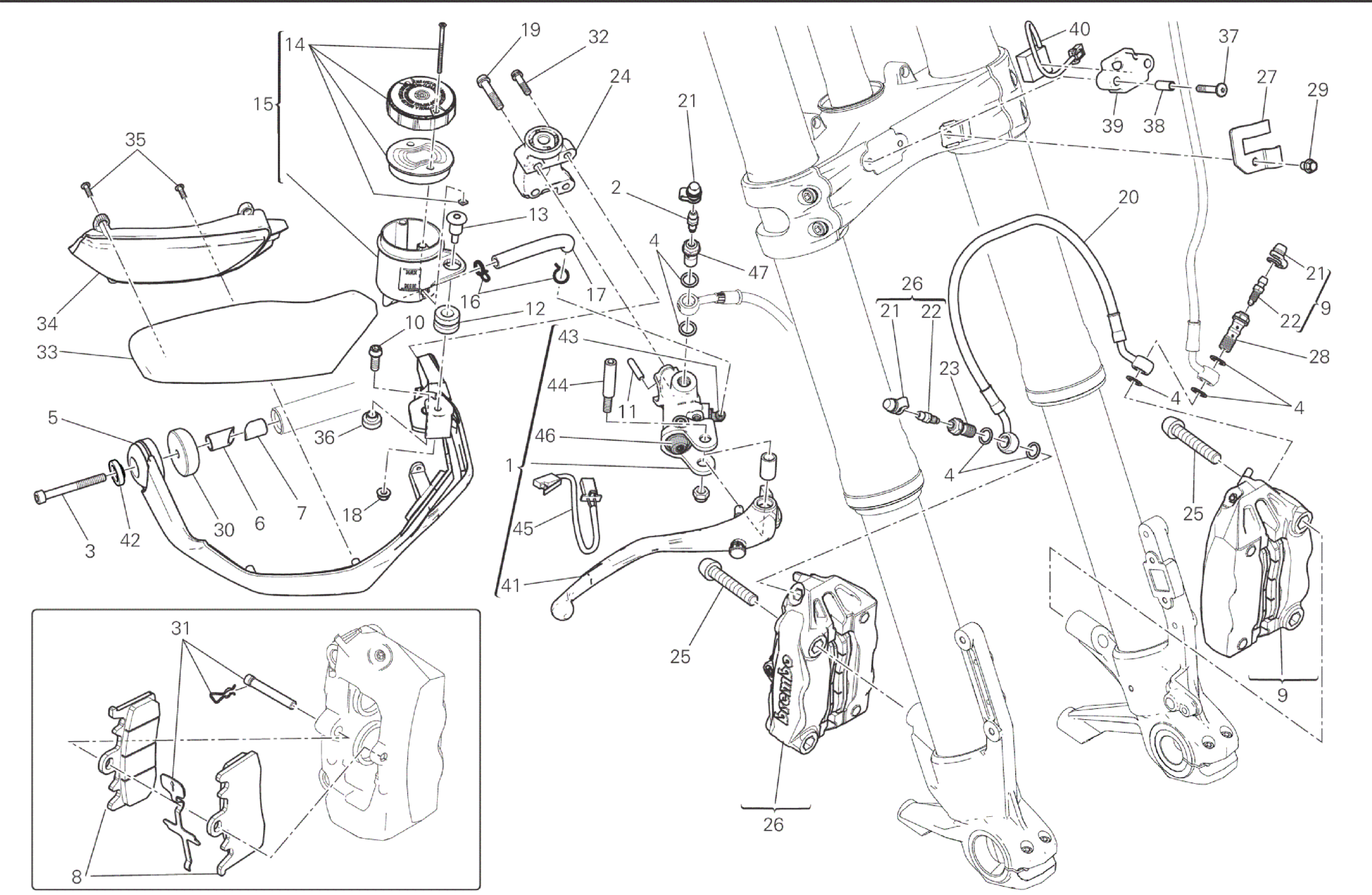 FRONT BRAKE SYSTEM