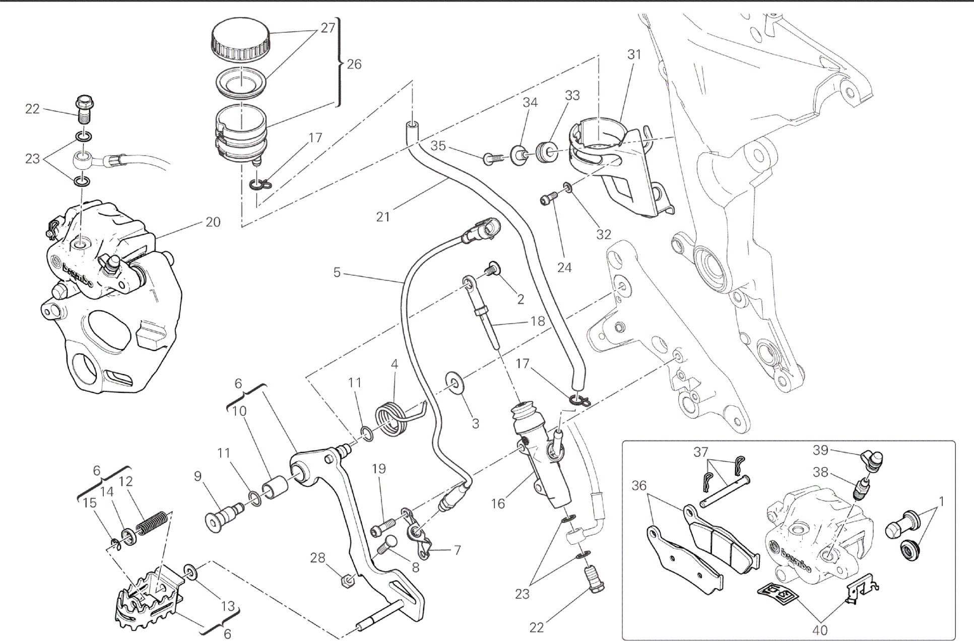REAR BRAKING SYSTEM