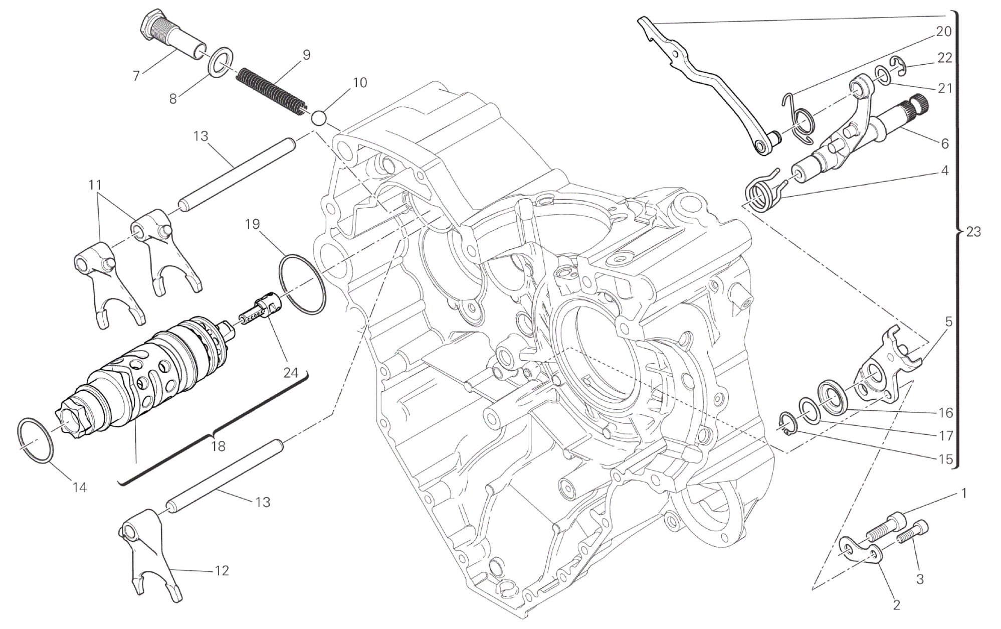 GEAR CHANGE MECHANISM