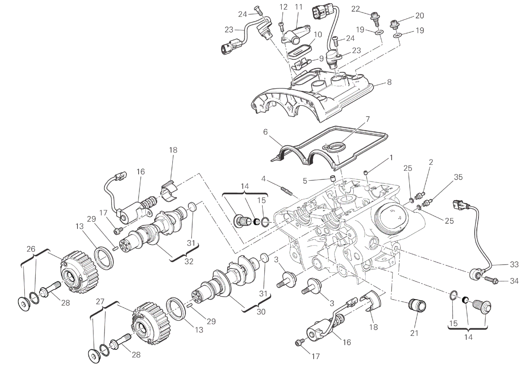 VERTICAL CYLINDER HEAD - TIMING
