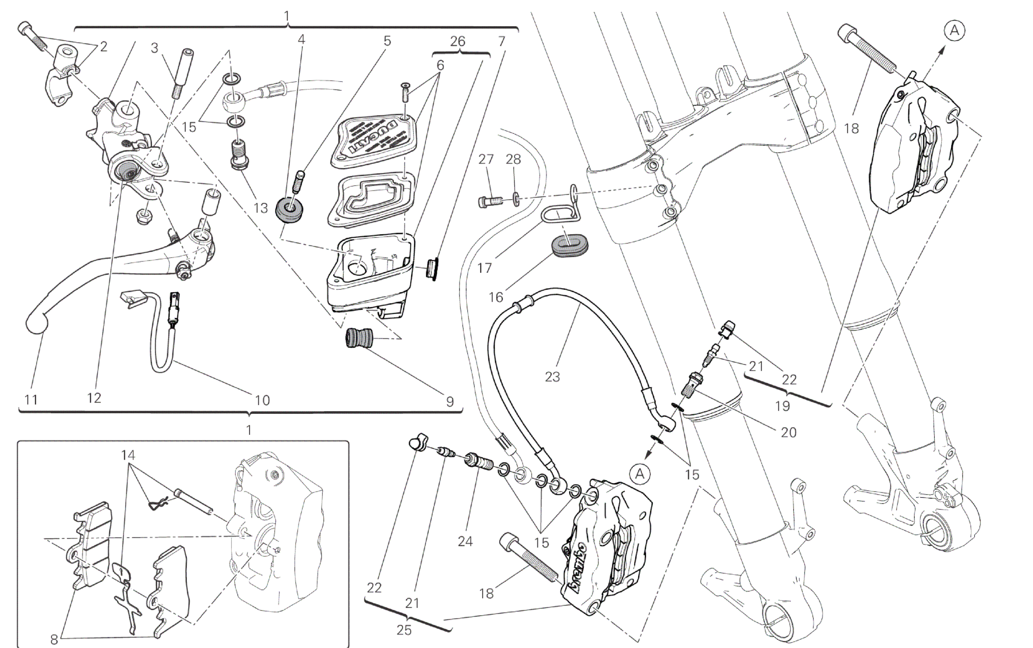 FRONT BRAKE SYSTEM