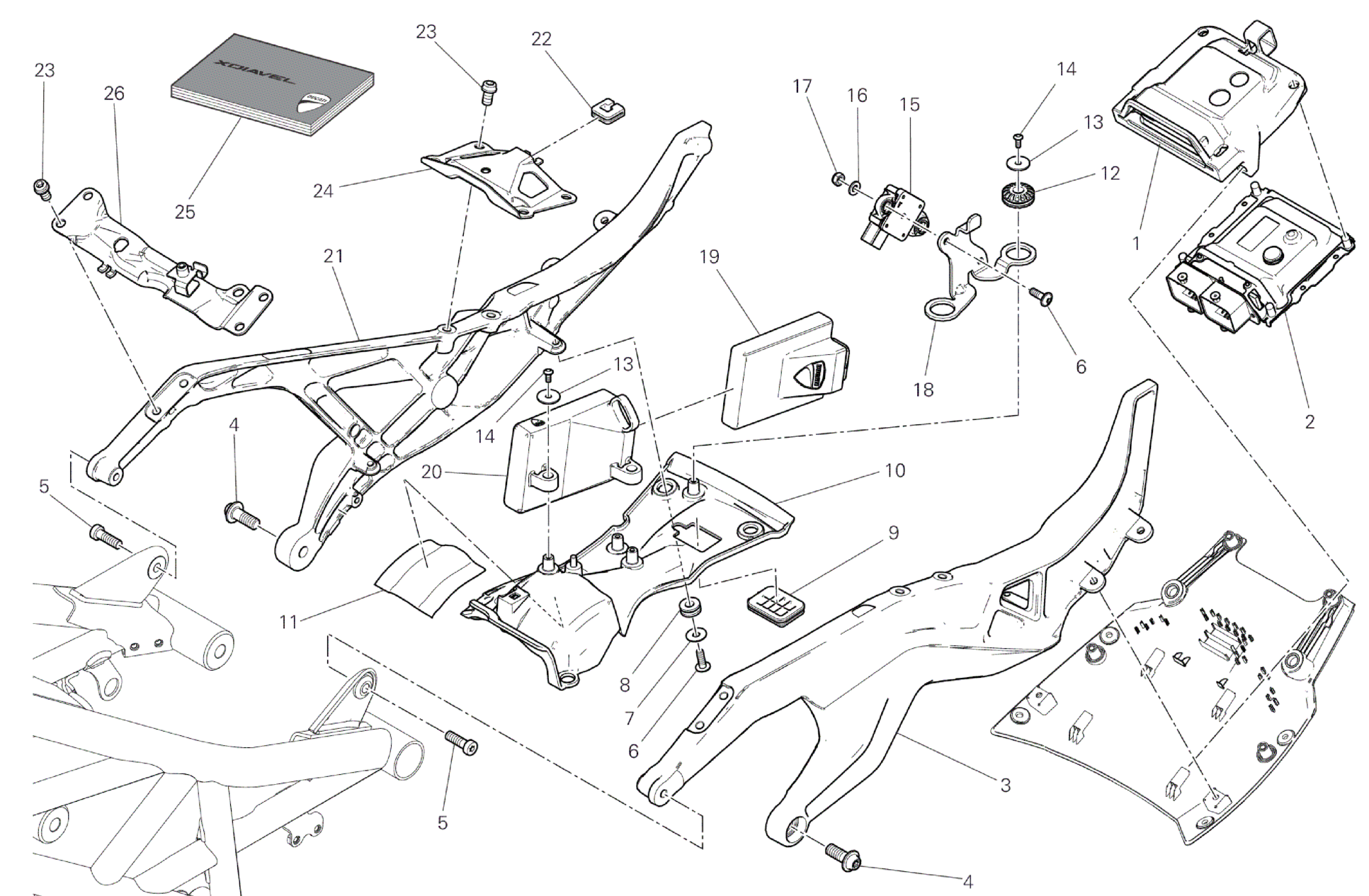 REAR FRAME COMP.