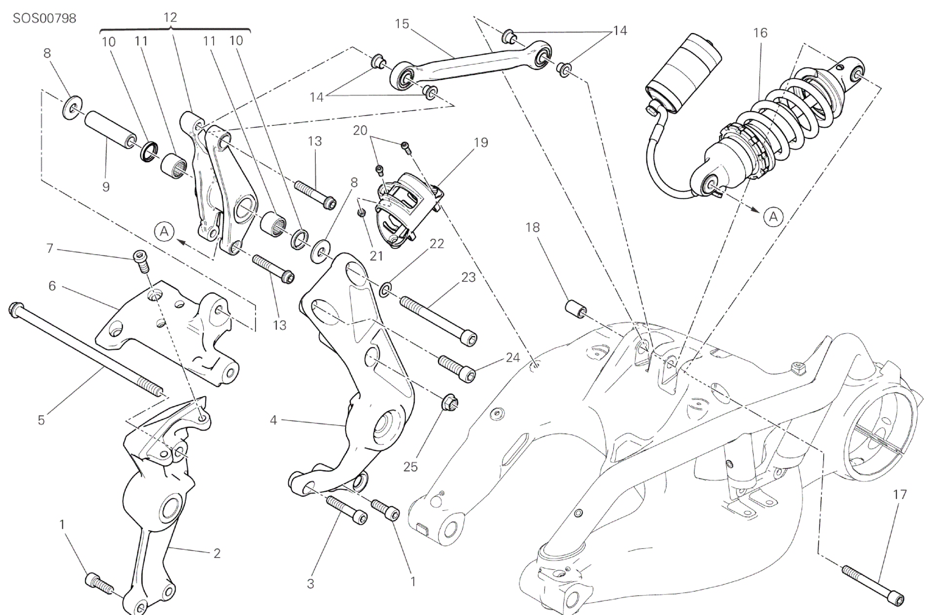 REAR SHOCK ABSORBER
