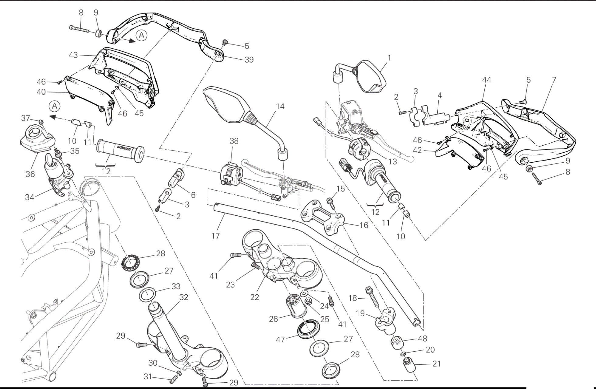 HANDLEBAR AND CONTROLS