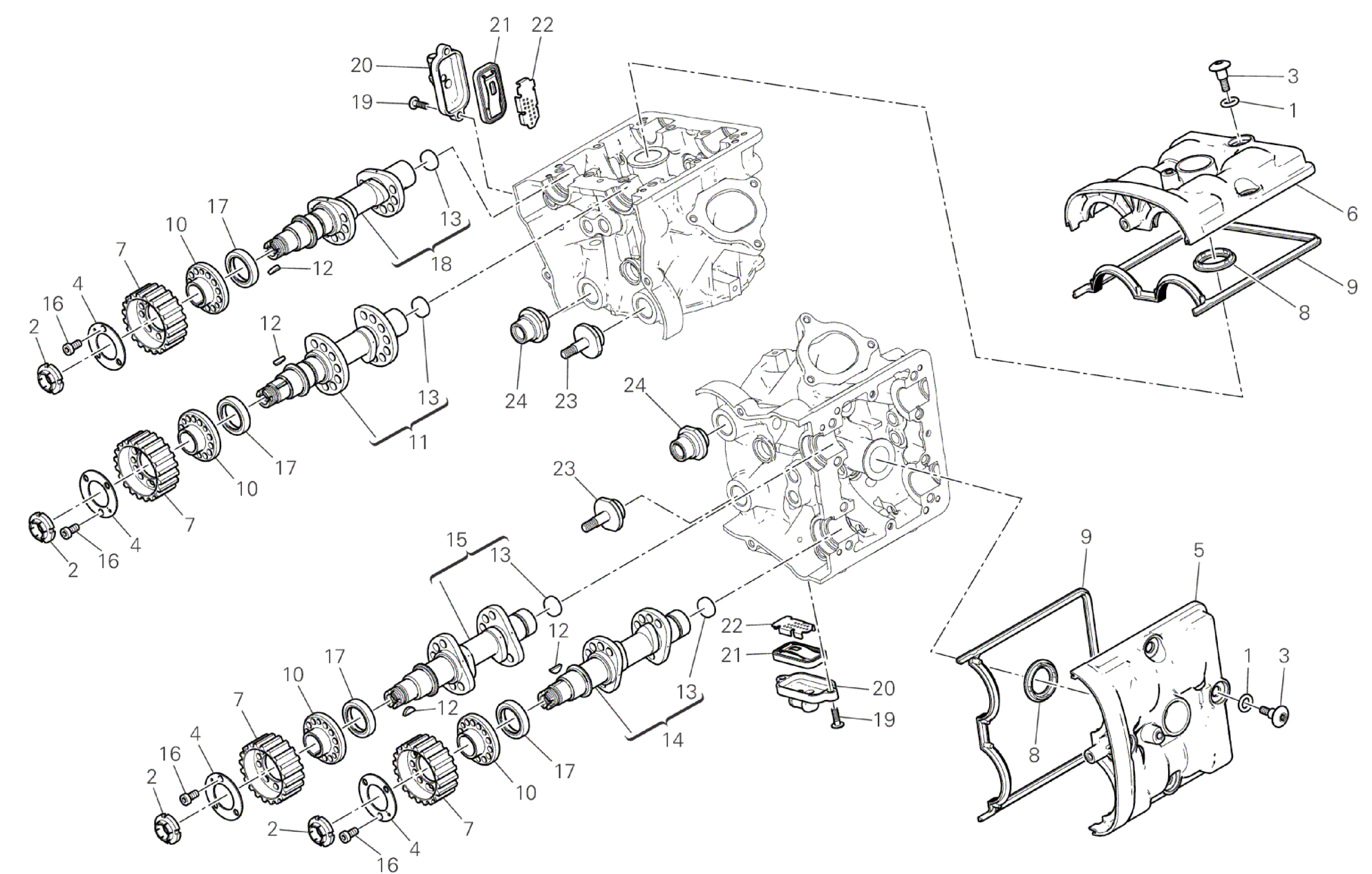 CYLINDER HEAD : TIMING SYSTEM