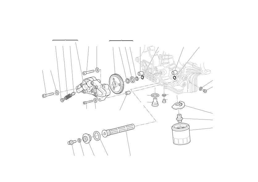 FILTERS AND OIL PUMP