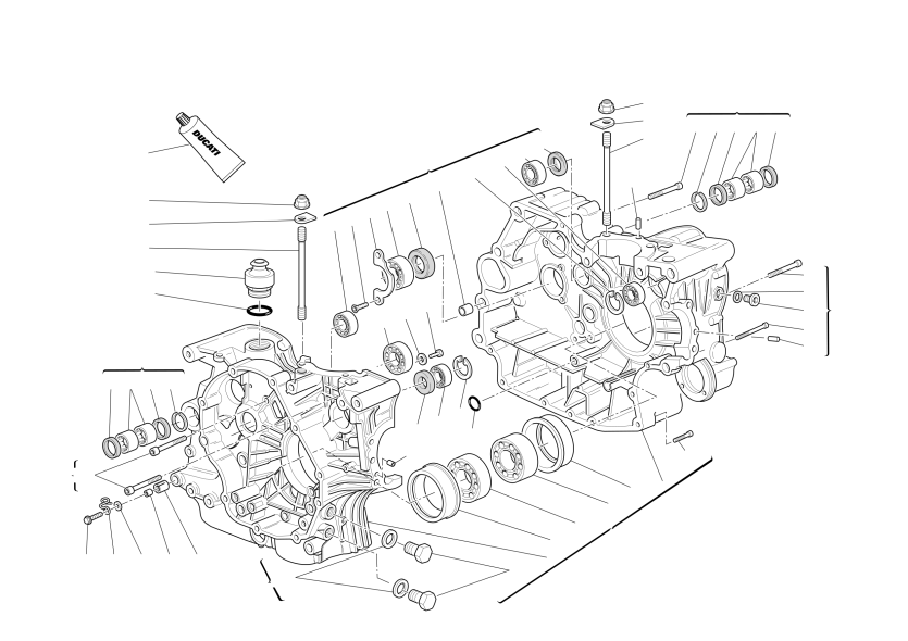 HALF CRANKCASES