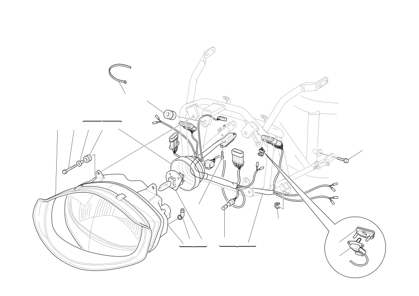 HEAD-LIGHT AND ELECTRIC WIRING