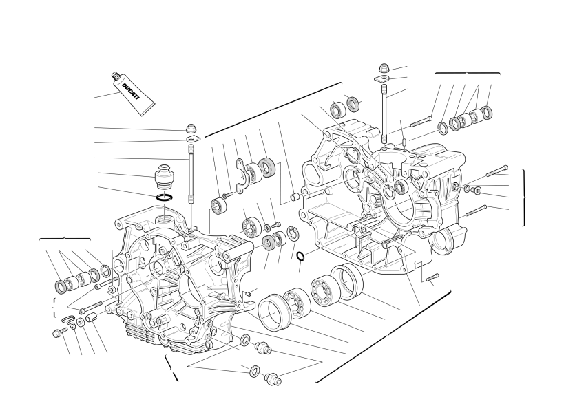 HALF CRANKCASES