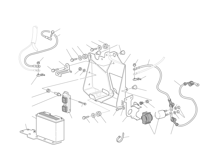 Battery support