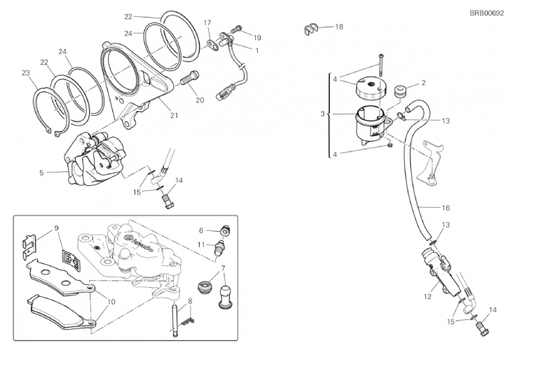 19D REAR BRAKE SYSTEM (9/44)