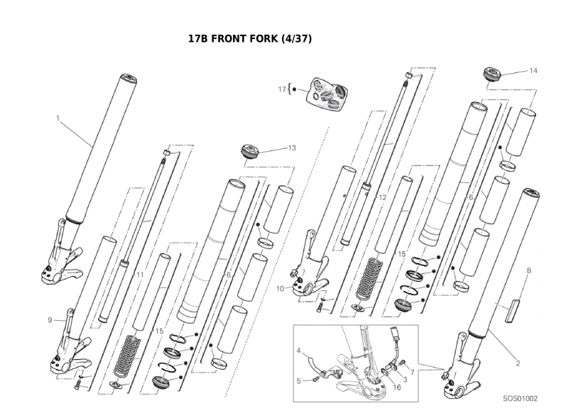 17B FRONT FORK (4/37)