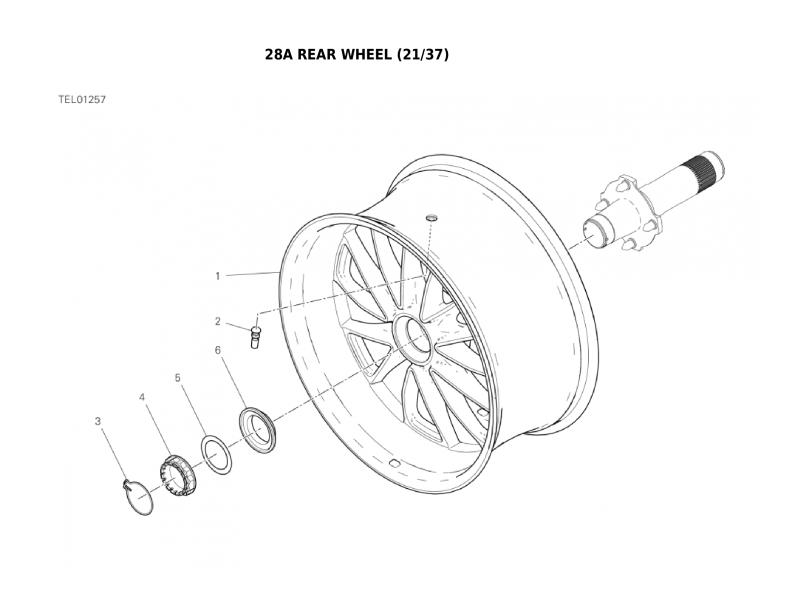 28A REAR WHEEL (21/37)