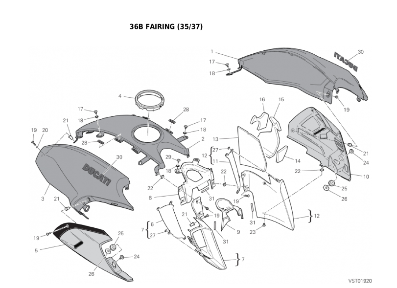 36B FAIRING (35/37)