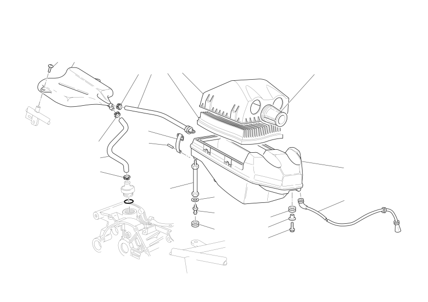 AIR INDUCTIO AND OIL VENT
