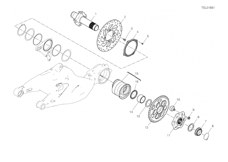 28B REAR WHEEL SPINDLE (23/39)
