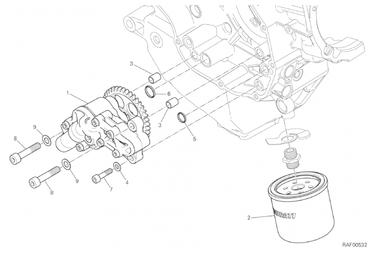 009 OIL PUMP - FILTER (7/18)
