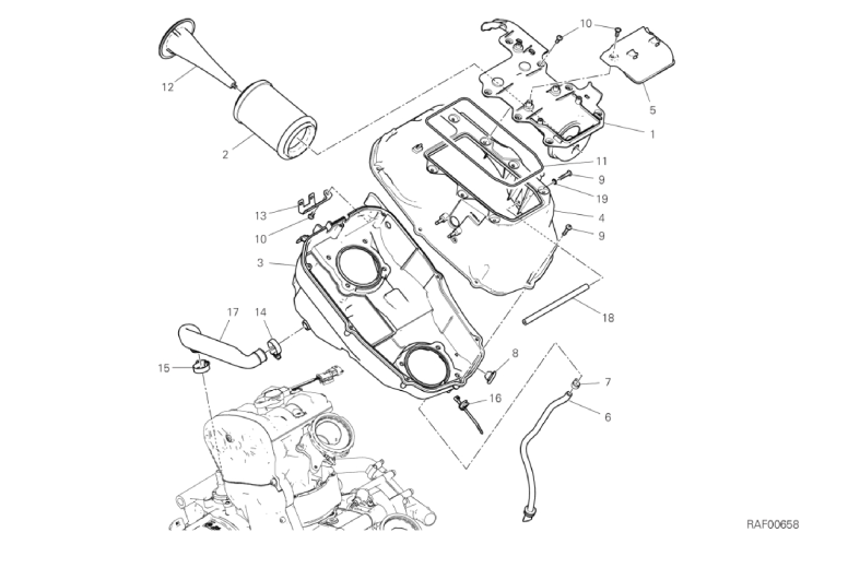 34A AIR INTAKE - OIL BREATHER (36/43)
