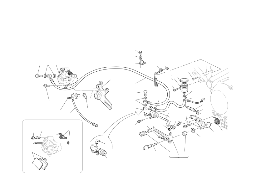 REAR HYDRAULIC BRAKE