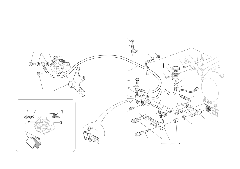 REAR HYDRAULIC BRAKE