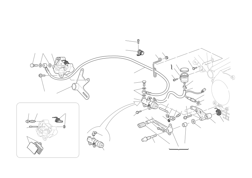 REAR HYDRAULIC BRAKE