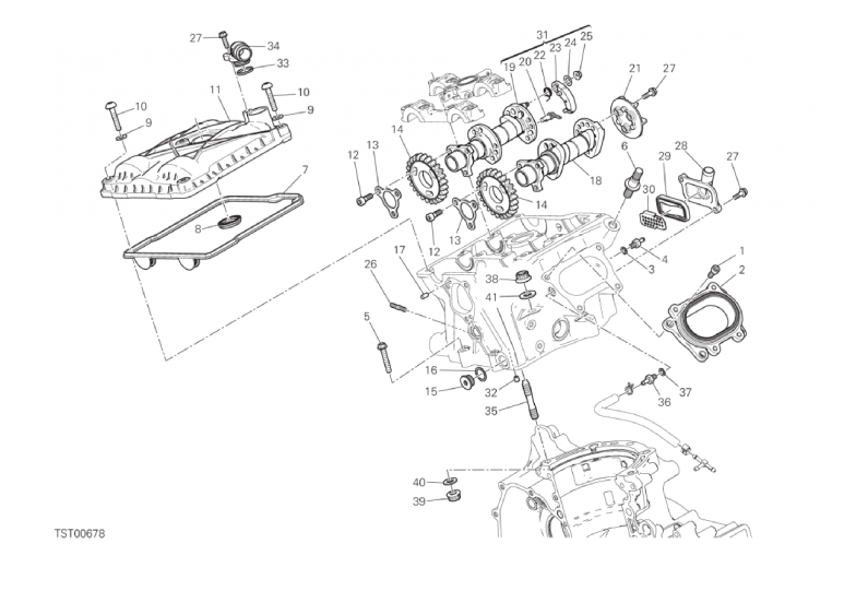 12A VERTICAL CYLINDER HEAD - TIMING (16/19)
