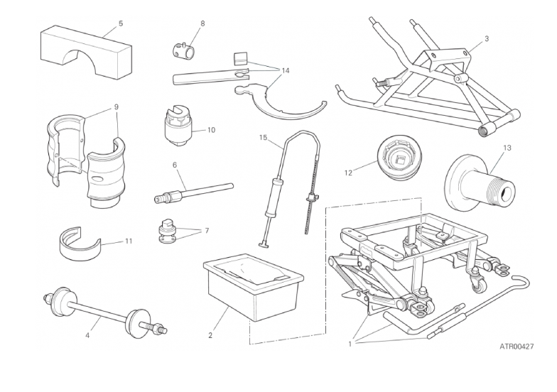 01D WORKSHOP SERVICE TOOLS (FRAME) (4/4)