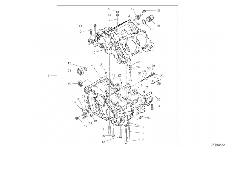 09A HALF-CRANKCASES PAIR (11/18)
