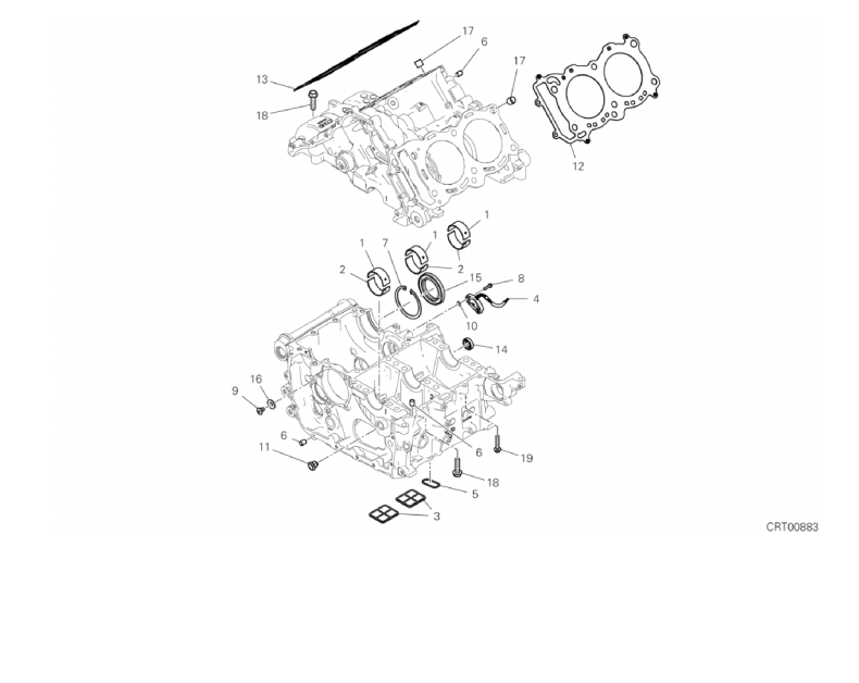 09B HALF-CRANKCASES PAIR (12/18)
