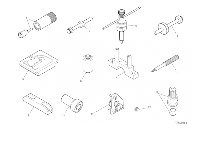 01C WORKSHOP SERVICE TOOLS (ENGINE) (3/4)
