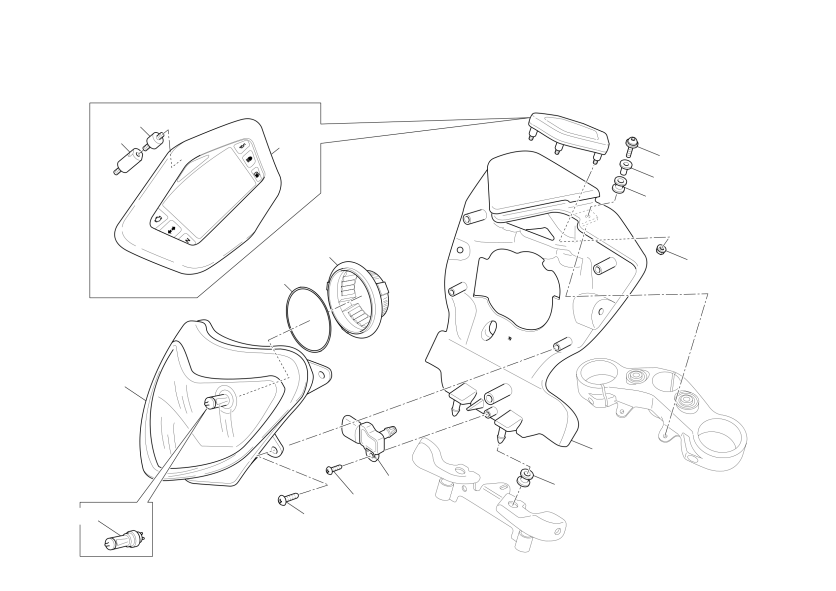 Headlight & instr. panel
