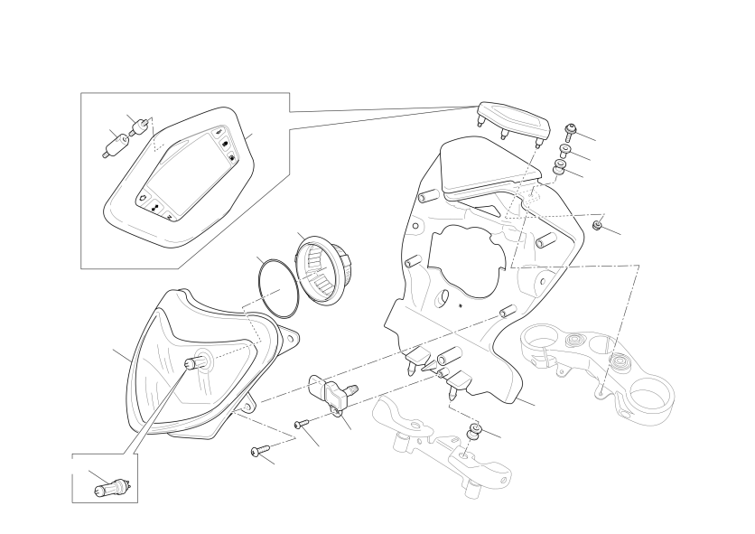 Headlight & instr. panel