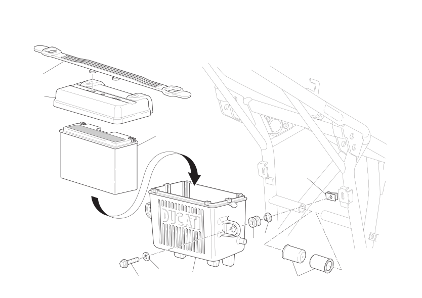 Battery support